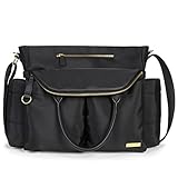 Gran funcionalidad y estilo Skip Hop Chelsea Downtown - Bolso de pañales, color negro