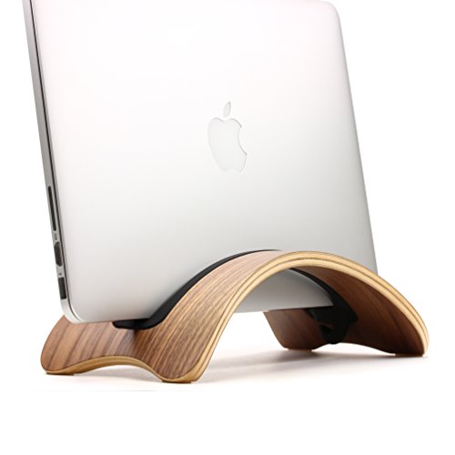 [TOP] Original Urcover® Edition Samdi Echt Holz Notebookständer und Tablet Halter [Deutscher FACHHANDEL] Designer Laptopständer für Lenovo|Asus|Samsung|MacBook|iPad Ständer| Tabletständer Dunkel Braun
