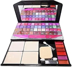Pro Tya Color Icon All In 1 Fashion Makeup Kit For Girls & Women With 48 Eye Shadow and Palette,6 Lip Color, 4 Compact Powder,3 Blusher,1 Puff 1 Mirror,3 Brush