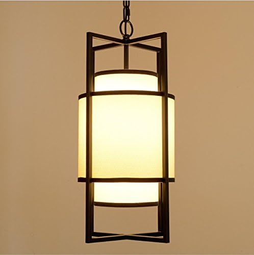 ZQ@QX Chinese antique fabric chandelier,Small 30*56cm