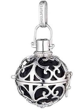 Engelsrufer Anhänger silber mit schwarzer Kugel ER-02-L