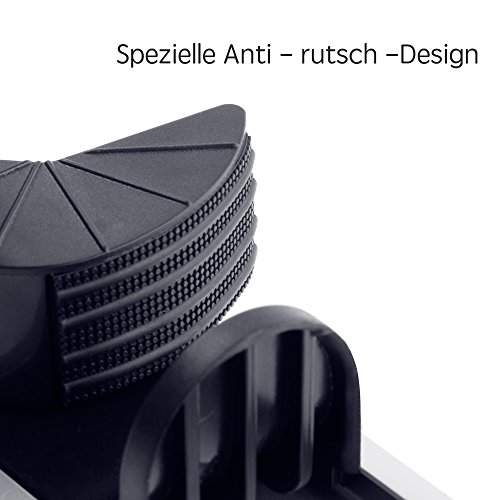 Rovtop Gerätehalter Halterung Gartengeräte mit 6 Haken und 5 Schnellspannern Wandhalterung für Mopp Besen Gartenwerkzeuge - 3