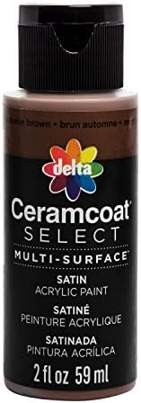 Plaid:Delta Ceramcoat Select Multi-Surface Paint 2Oz Autumn Brown