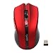 Produktbild kkmoon hxsj Ergonomische optische Office 2.4 G Wireless Gaming Maus Mäuse verstellbar 2400 mit 6 Tasten für Mac Laptop PC Notebook Computer rot