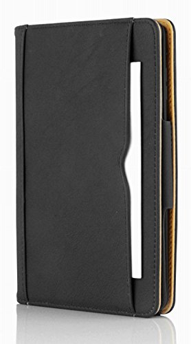 iPad Mini Hülle – JAMMYLIZARD Ledertasche Smart Cover mit Standfunktion für iPad Mini 4. 3. 2. & 1. Generation, SCHWARZ & HONIG, [MIT STIFT & STIFT-HALTER] - 6