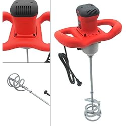 AREBOS Batteur, Fouet électrique, Malaxeur à main, Mixeur de mortier 1200 W