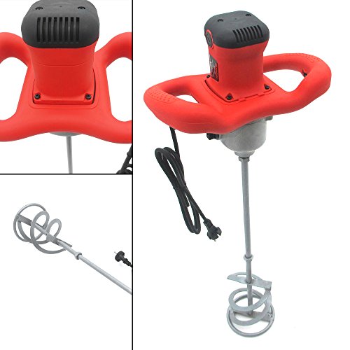 AREBOS Batteur, Fouet électrique, Malaxeur à main, Mixeur de mortier 1200 W