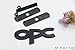 Produktbild E843 OPC 3D Kühlergrill vorn Emblem Badge car Sticker Frontgrill schwarz