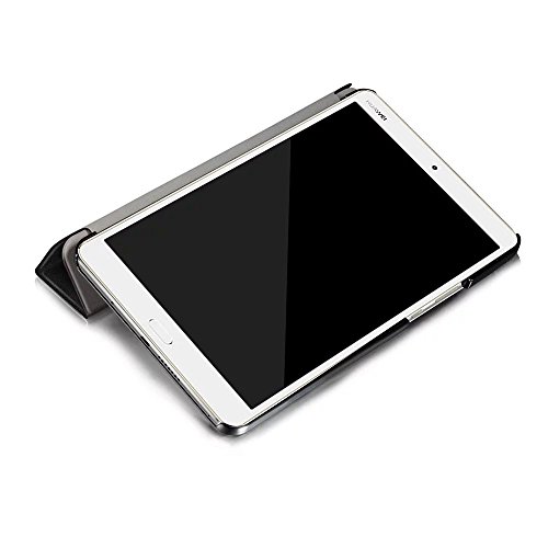 AVIDET Ultra Slim Huawei MediaPad M3 8.4 Hülle Case Superleicht Ständer Smart Shell Cover Schutzhülle Etui Tasche für Huawei MediaPad M3 8.4 Tablet-PC (Schwarz) - 6