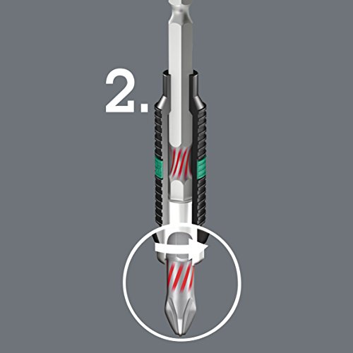 Wera 05056371001 Bitsortiment 7tlg. BiTor 8755-6/BDC PZD WERA BithalterC/E6,3 - 8