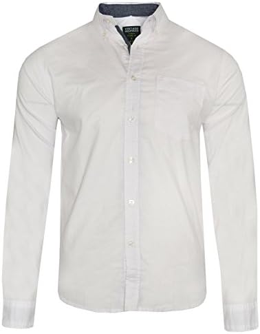 Attire Mens Long Sleeved Oxford Shirt