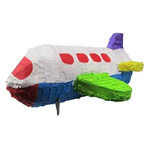 Large Airplane Pinata, Birthday Party Game and Centerpiece Decoration