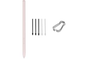 LIXIONGBAO Galaxy Tab S7 FE Penna Stilo di Ricambio Per Samsung Galaxy Tab S7 FE / S7 / S7 + S Pen Penna Stilo Con 5 Punte SenzaBluetooth (Rosa)