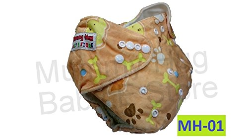 Mummy Hug® Baby Washable Reusable Pocket Nappy Cover Liner Insert Suits Birth To Potty + Free Insert (MH-01)