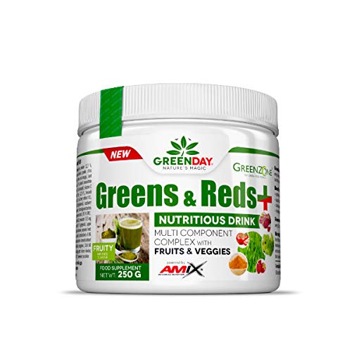 AMIX GreenDay Greens & Reds + - 250 gr Fruity