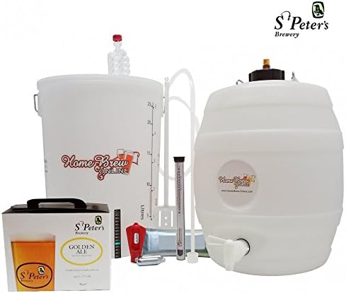 St Peters Micro Brewery With Barrel - Golden Ale