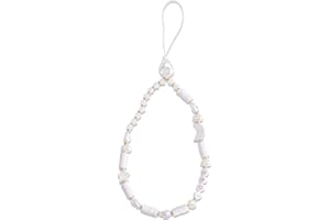 BEEFLYING 1 x mobile phone charm bracelet, mobile phone lanyard with beads, women's bracelet, mobile phone chain, suitable mobile phone lanyards, key ring