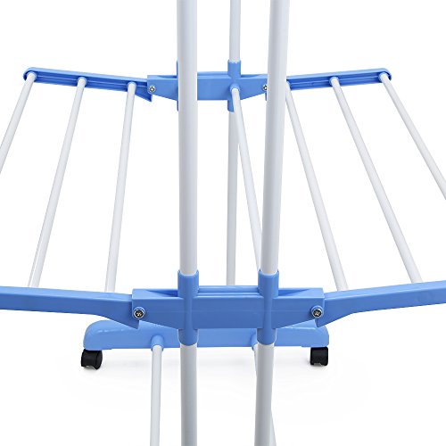 OGORI Dry Multiflex Turmwäscheständer mit höhenverstellbaren und rausnehmbaren Trockenregalen - 4