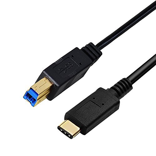USB Type C, VANDESAIL USB-C zu USB 3.1 B-Stecker Kabel mit Hochwertiges Goldstecker für New Macbook 12 inch, Oneplus 2, Nokia N1 Tablet, ChromeBook Pixel und Weitere (Type-C to USB 3.1, B)