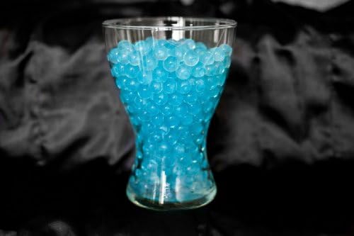 KTLShop LUXURY GLITTER WATER AQUA SOIL CRYSTALS BEADS WEDDING TABLE DECORATIONS CENTREPIECES (Blue)