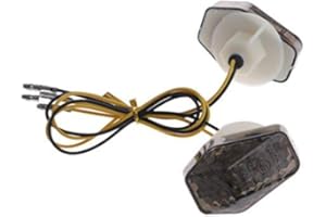 qiuxiaoaa Motorcycle LED Flush Mount Turn Signal Indicator Flasher For Suzuki GSXR 600 Side turn signal Amber