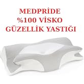 Premium Ortopedik Yastık &ndash; Konturlu Boyun Yastığı, Hafızalı K&ouml;p&uuml;k, Ergonomik Boyun ve Omuz Desteği, Serinletici ve Kokusuz, Y