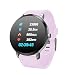 Produktbild Gyfdjh SmartWatch Multifunzione Fitness Activity Tracker Smart Watch Braccialetto Fitness Armband Sport Orologio Uomo Donna IP67 per IOS Android Cinturino in Sangle en PU,Pink