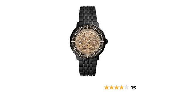 Buy Fossil Analog Black Dial Men's 