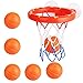 Produktbild Toyvian 7 Stücke Mini Basketballkorb mit Ball und Saugnapf Basketballnetz Tür Büro Zimmer Basketball Spielzeug für Kinder Erwachsene Indoor Baby Badespielzeug