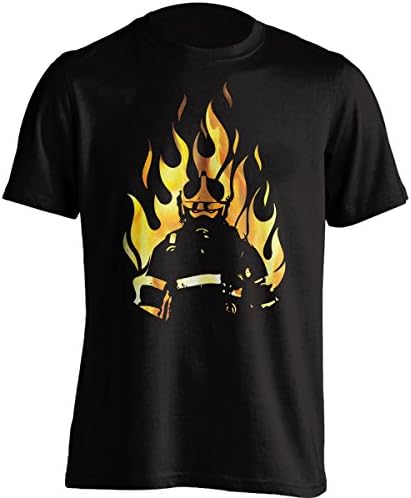Fireman T-Shirt - Great Gift Idea To A Firefighter Dad, Brother, Uncle Or A Friend On any Occasions. Birthday Gift, Father's Day Gift and Christmas Gift. (XL, Black)