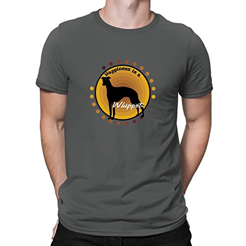 Teeburon Happiness is Whippet Maglietta