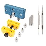 Uhren Ersatzwerkzeug Uhren Öffner Werkzeug - 12tlg Justierbar Uhr Werkzeug Schraubdeckel Gehäuseöffner Armbanduhr Uhrenöffner Uhrwerkzeug zurück Opener Uhrenwerkzeug Set (12 pcs)