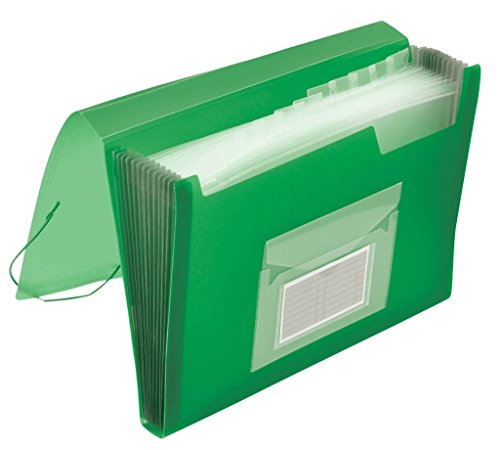 Preisvergleich Produktbild Q-Connect KF02480 Belegsammeltaschen und Fächertaschen translucent grün