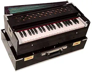 Xoz high class sound quality 42 key 2 reed 440 tuned total wood musical instruments folding harmonium
