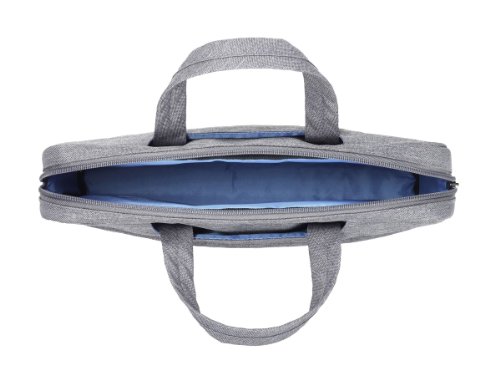 Asus EOS Tasche (bis zu 12 Zoll, gepolstert, viele Taschen und Fächer, für Notebook) grau - 4