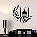 Produktbild WWYJN Vinyl Wall Applique Islam Mosque Wall Sticker Mural Home Life Decoration Poster red 42x42cm