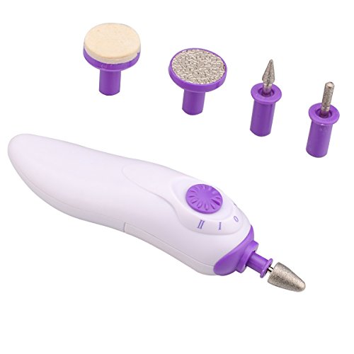 Bulletsky Electric Manicure Nail Beauty Set with Polisher Art File Drill And Buffer