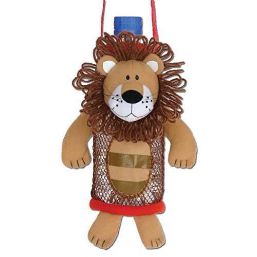 Stephen Joseph Children's Lion Bottle Holder, Brown