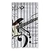 Produktbild Brauch Music Musik 100% Polyester Fabrik Vorhang Window Curtain 127 Zentimeters x 213 Zentimeters(ein Stück)