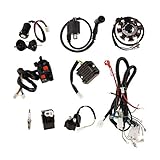 Adaptador universal: se adapta a casi todos los motores de 4 tiempos de arranque automático y semi-automático de arranque en chino ATV / QUAD 150CC -250CC / Dirt Bike / Kawasaki KLX / Coolster / Go Kart / 4 wheelers / Scooter / buggy / Atomik, Foxico, Motowork y Más