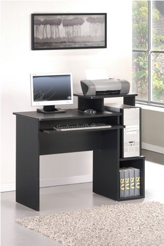 Nero/Marrone Furinno 12095BK/BR econ Multiuso casa Ufficio Computer  scrivania con Bin Scrivanie e postazioni di lavoro Postazioni di lavoro per  computer berjaya.edu.my