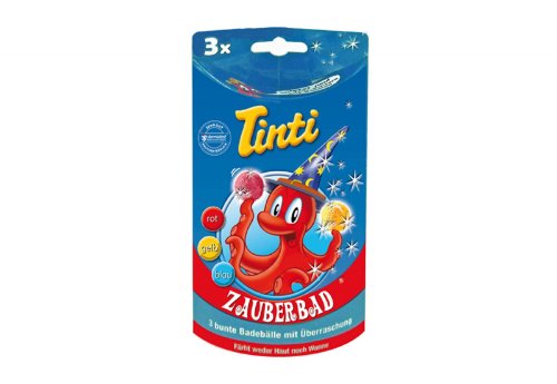 Preisvergleich Produktbild Tinti Zauberbad 3er Pack (Badebälle in rot, blau, gelb)