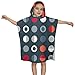 Produktbild BigHappyShop Baby's Cute Hooded Bath Beach Towel Bot Dot Dark Ultra Soft Quick Drying Super Soft Single Ply 100% Organic Cotton