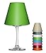 Produktbild Deko Lampenschirm uni Farben für Weinglas Lampe Teelicht #1131 (rosa)
