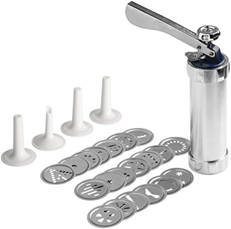 10pc BISCUIT MAKER SHAPER CAKE COOKIE MAKING PRESS PUMP