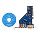 Produktbild Rocita 4 5.1 Kanal Audio Soundkarte 3D PCI für PC mit Windows XP/Vista/7 PC-Zubehör