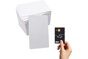 DIFLAX 30 Pezzi NFC Carta Ntag215, Carta Bianca NFC 215, Tag NFC 215, Programmable NFC Carta, 504 Byte Memoria, Compatibile con Smartphone NFC, Dispositivi