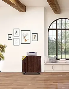 ZIYKO Queen Inverter Battery Trolley (Choco Oak)