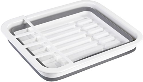 Wenko 54780100 Geschirrabtropfer faltbar Geschirr-Abtropfständer, Abtropfgestell, Polypropylen, weiß, 31 x 36,5 x 13 cm - 6