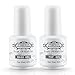 Perfect Summer 2PCS Gel Nail Polish Top Coat + Base Coat UV LED Manicure Shiny Surface Cover Primer Nail Starter Kits